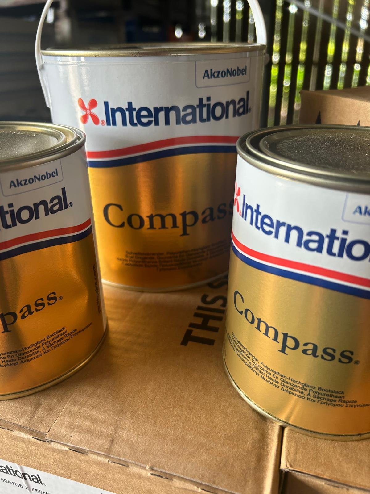 JACHTLAK, BOOTLAK Transparant van International PARTIJ, Ophalen, Zo goed als nieuw, Wit