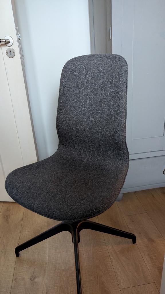 Ikea LÅNGFJÄLL vergaderstoel, Gunnared donkergrijs, Huis en Inrichting, Ophalen, Zo goed als nieuw, Stof, Eén