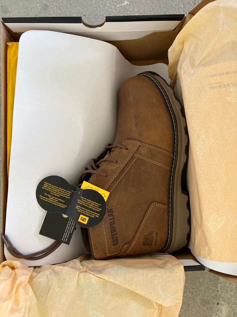 Caterpillar Parker ST S1 P Werkschoenen Maat 40-47 Bruin, Ophalen of Verzenden, Nieuw, Bruin, Werkschoenen
