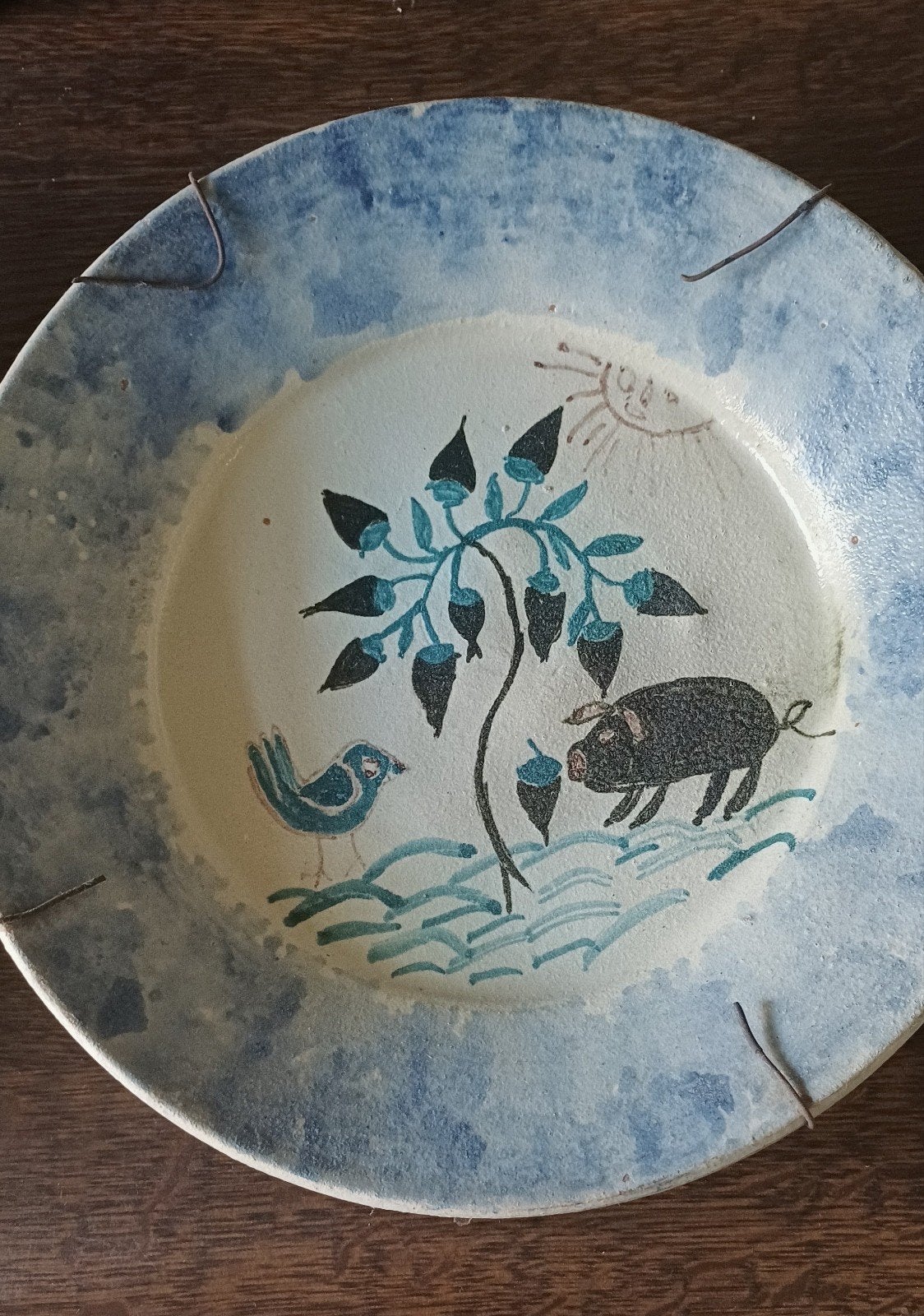 2 mooie wandborden, Antiek en Kunst, Ophalen