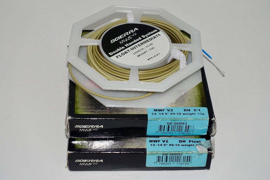 2 x Scierra Zalm vliegenlijn 33 gram # Rio Airflo, Verzenden, Nieuw, Werphengel