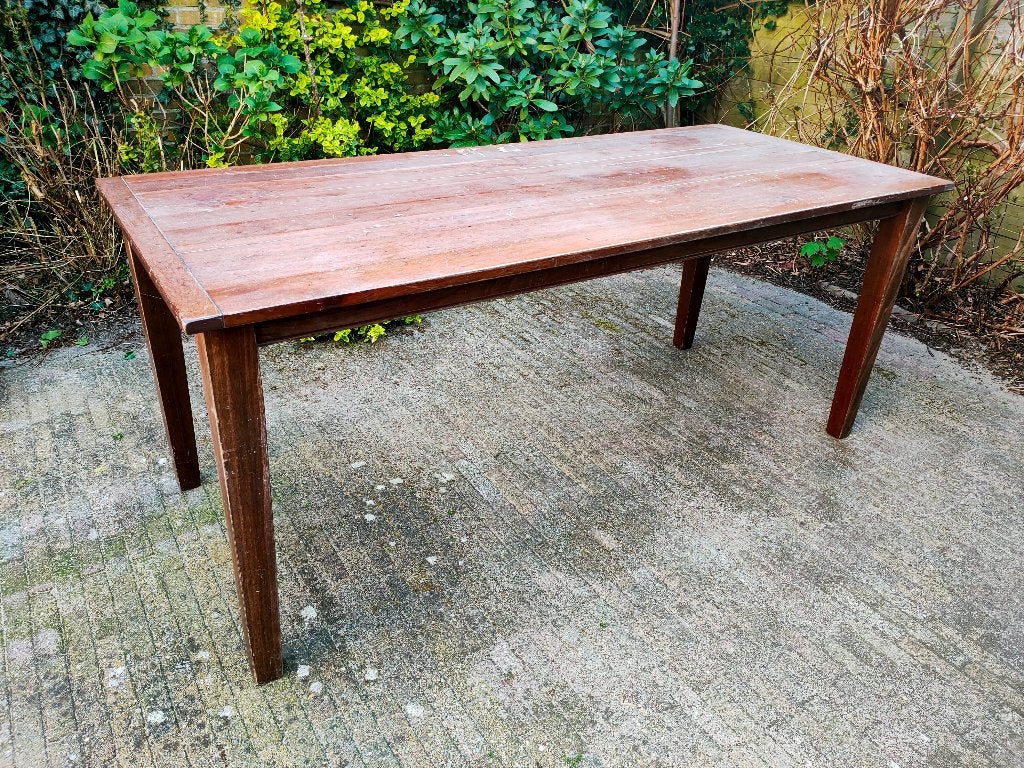 tafel 80 x 180, eettafel voor binnen, Huis en Inrichting, Tafels | Eettafels, Ophalen, Gebruikt, 50 tot 100 cm, 150 tot 200 cm