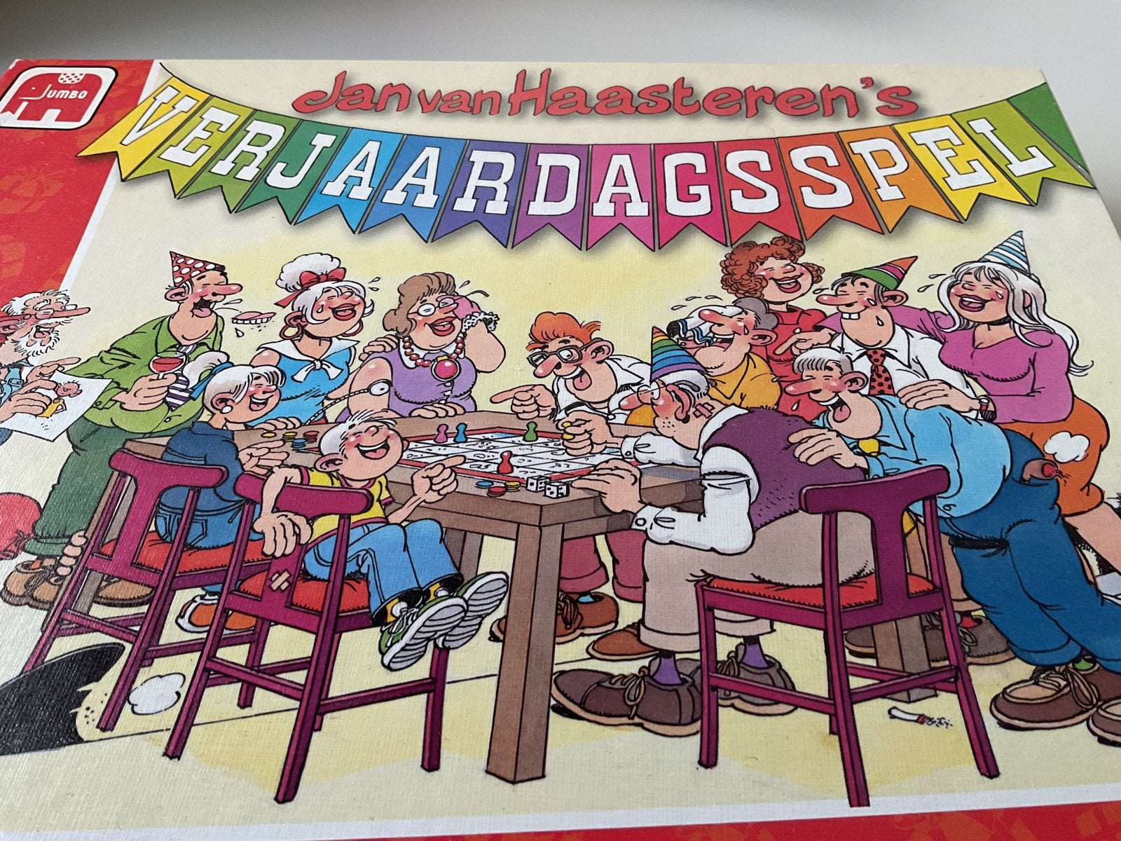 Jan van Haasteren's Verjaardagsspel - Gezelschapsspel, Drie of vier spelers, Ophalen of Verzenden, Zo goed als nieuw