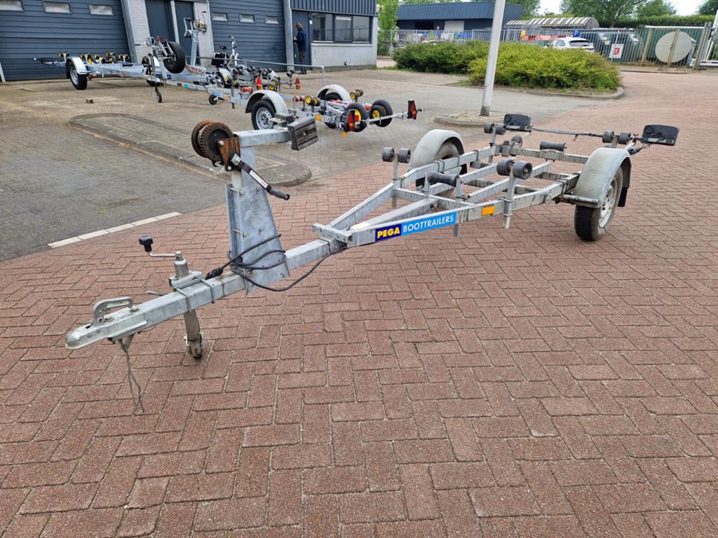 Pega H500 kanteltrailer met een 650KG as, Watersport en Boten, Boottrailers, Ophalen, Minder dan 1500 kg, Gebruikt, Overige typen