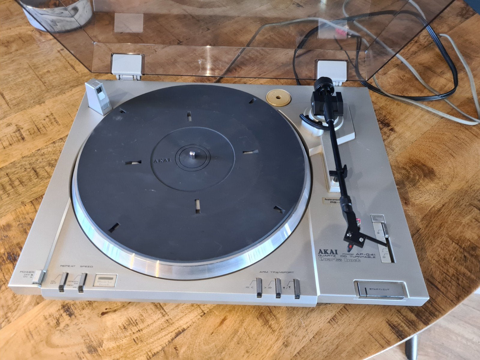 vintage Akai platenspeler AP-Q41, fully automatic, Audio, Tv en Foto, Ophalen, Akai, Automatisch