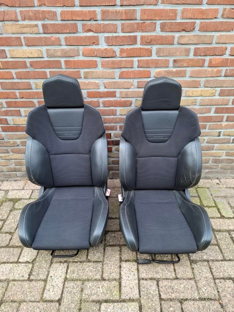 Half lederen recaro interieur van een opel astra h opc., Auto-onderdelen, Ophalen of Verzenden, Nieuw, Opel