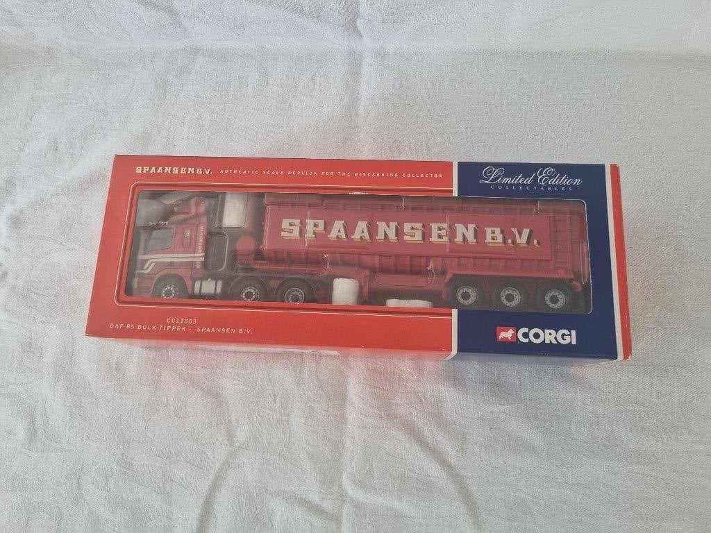 DAF 85 Bulk Tipper Spaansen Limited Edition, Verzenden, Nieuw, Bus of Vrachtwagen, Corgi