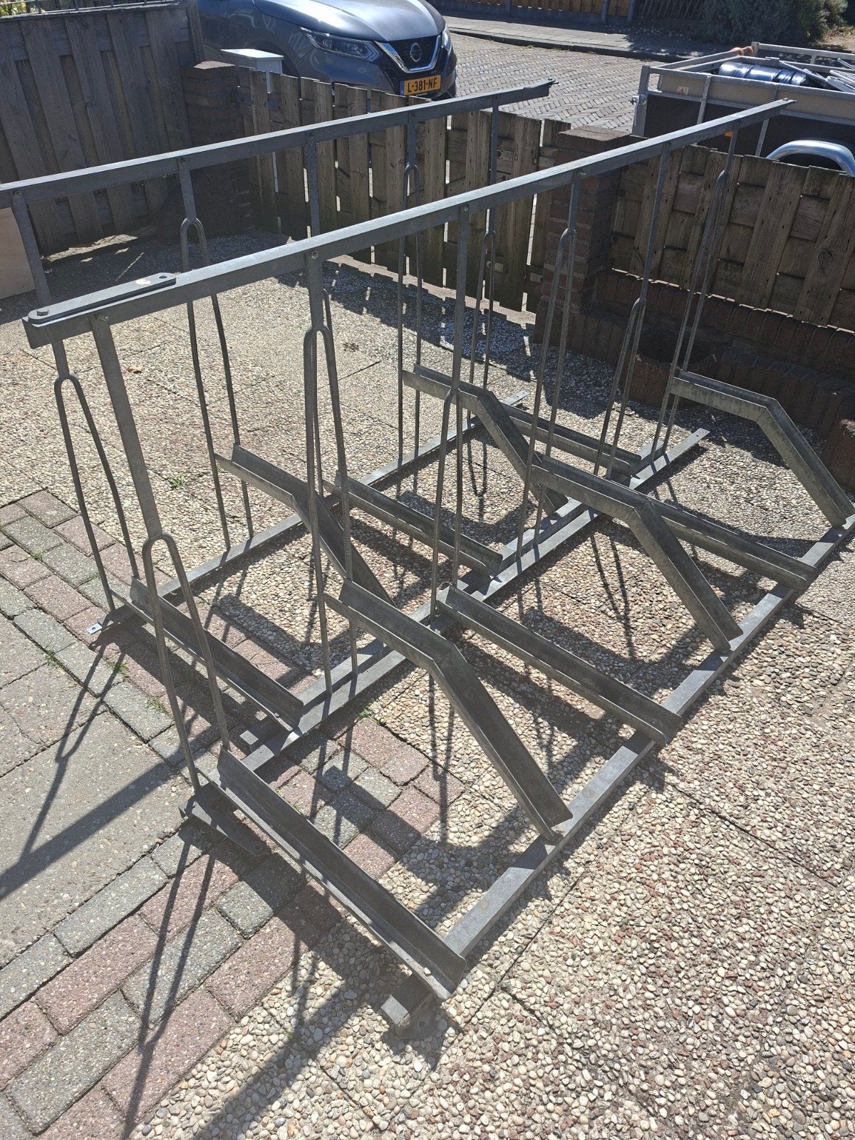 Fietsenrek voor 11 fietsen - koppelbaar en robuust, Ophalen of Verzenden