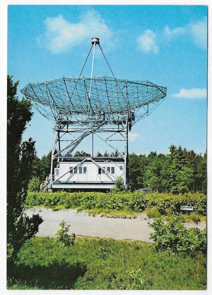 Dwingeloo Telescoop Ongelopen Ansichtkaart ( B4402 ), Ophalen of Verzenden, 1960 tot 1980, Ongelopen