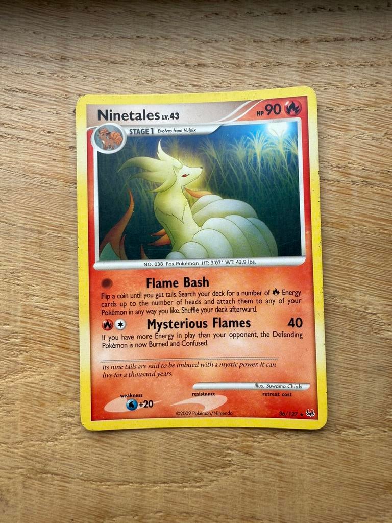 Ninetales Lv.43 #36/127, Ophalen of Verzenden, Losse kaart