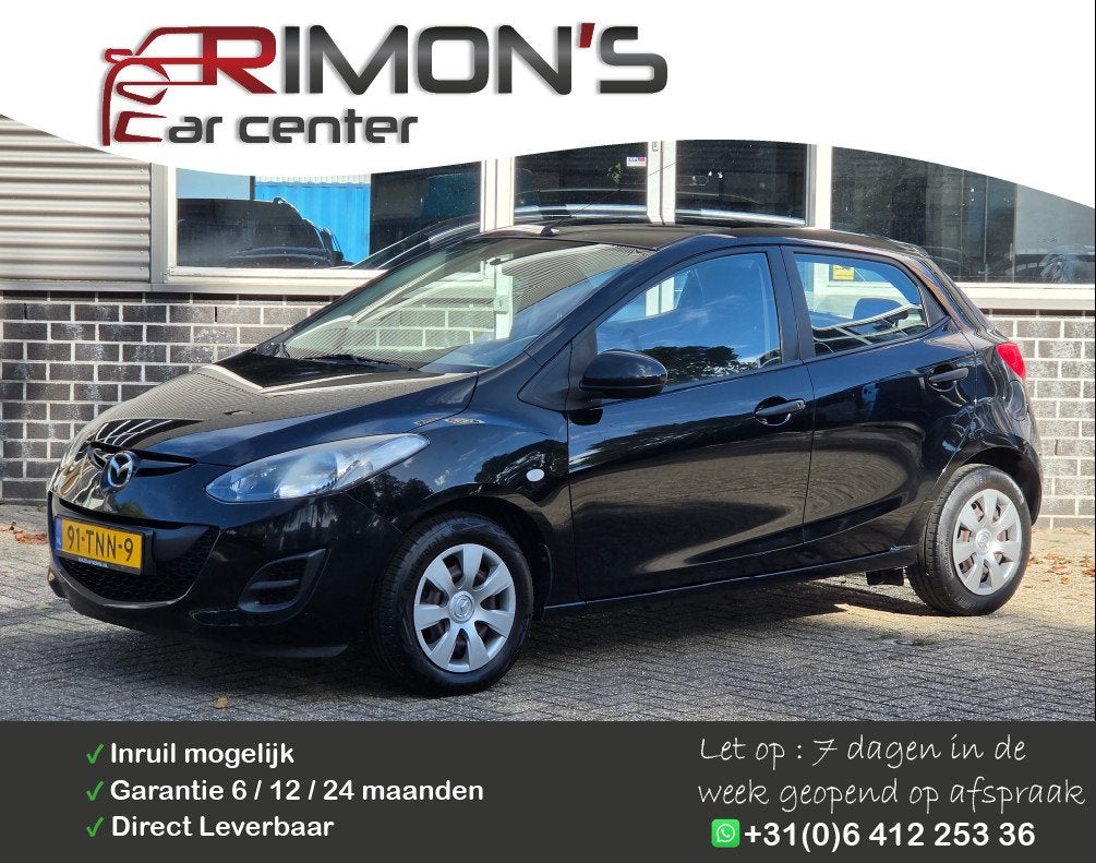 Mazda 2 1.3 Cool G3 Gas Airco Dealer Onderhouden 1 Ste Eigen, Voorwielaandrijving, Gebruikt, 31 €/maand, 4 cilinders