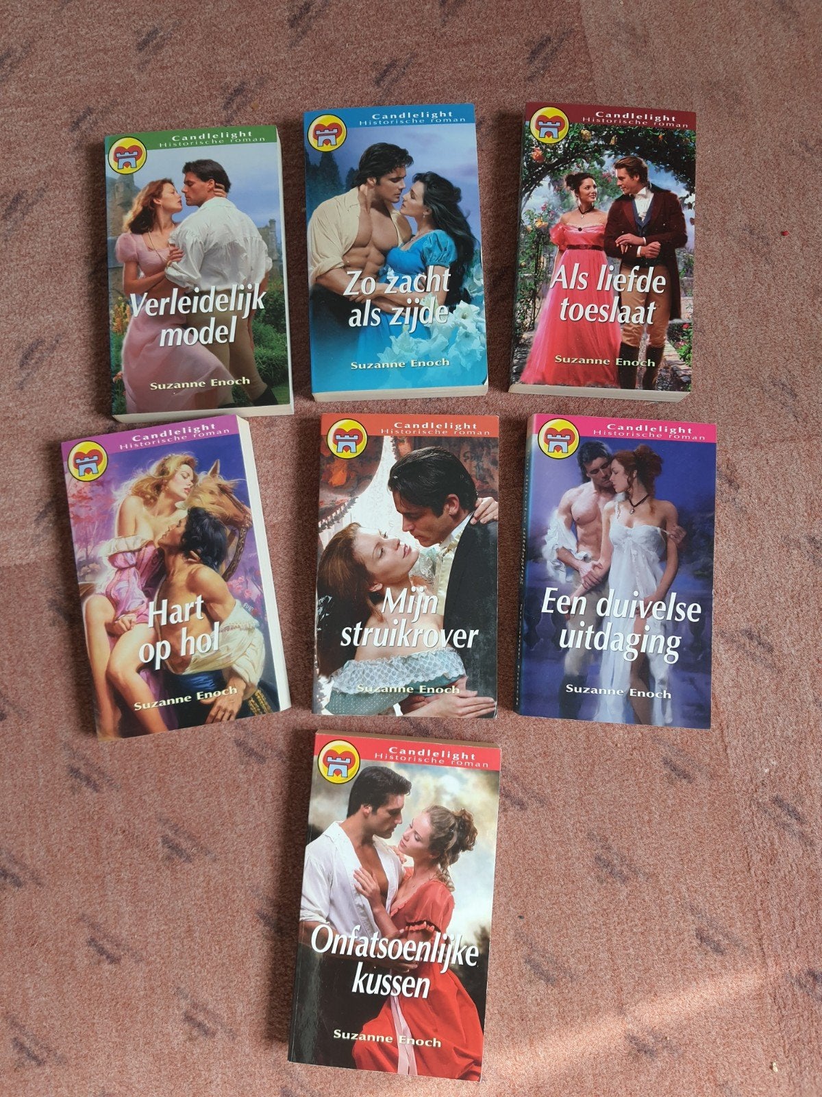 Candlelight Historische Roman - Suzanne Enoch (7 boeken), Ophalen of Verzenden, Gelezen, Suzanne Enoch, Nederland
