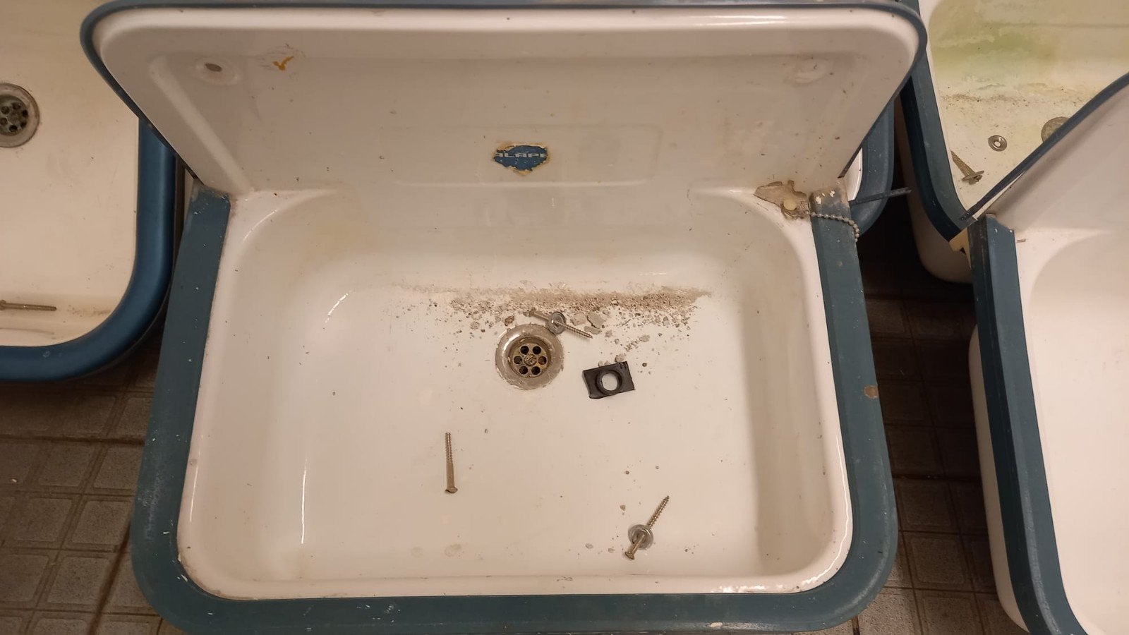 Wastafel gootsteen schuur, Ophalen, Zo goed als nieuw, Rvs, Wastafel