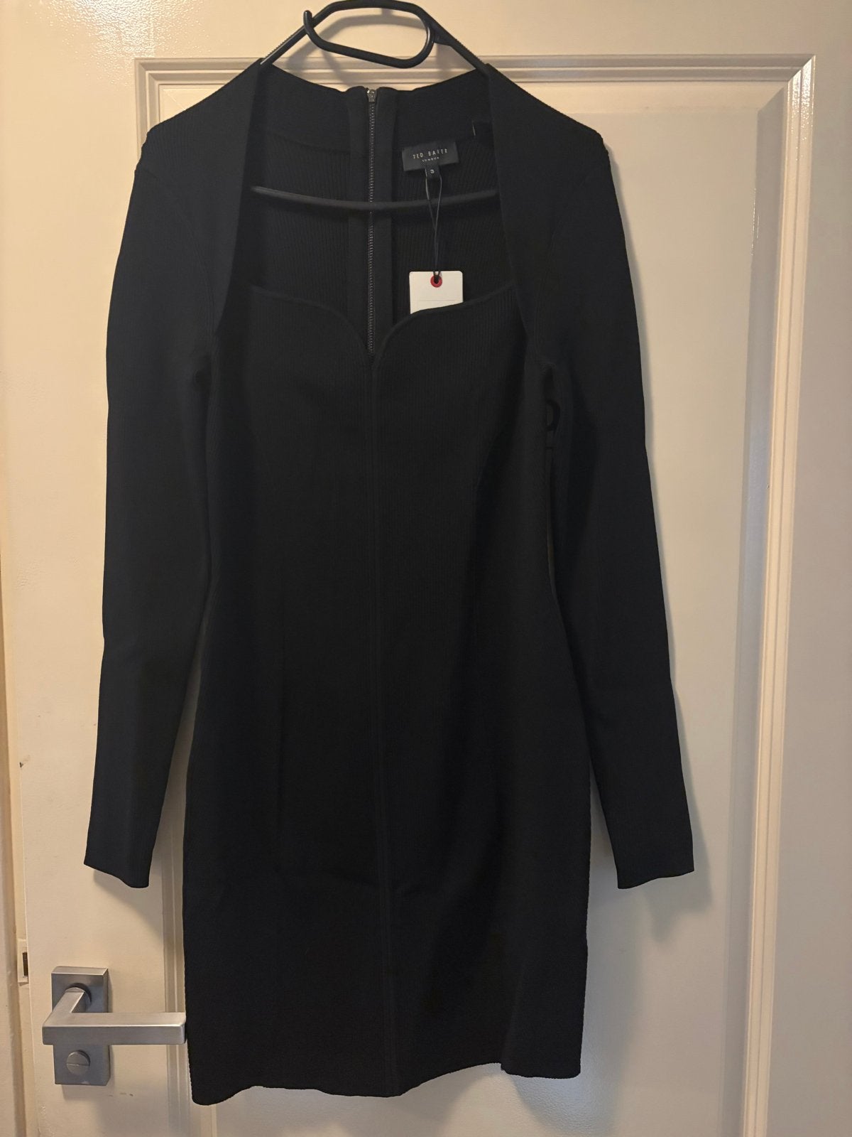 Ted Baker Zwarte Bodycon Jurk - Nieuw, Verzenden, Zwart, Maat 42/44 (L), Nieuw