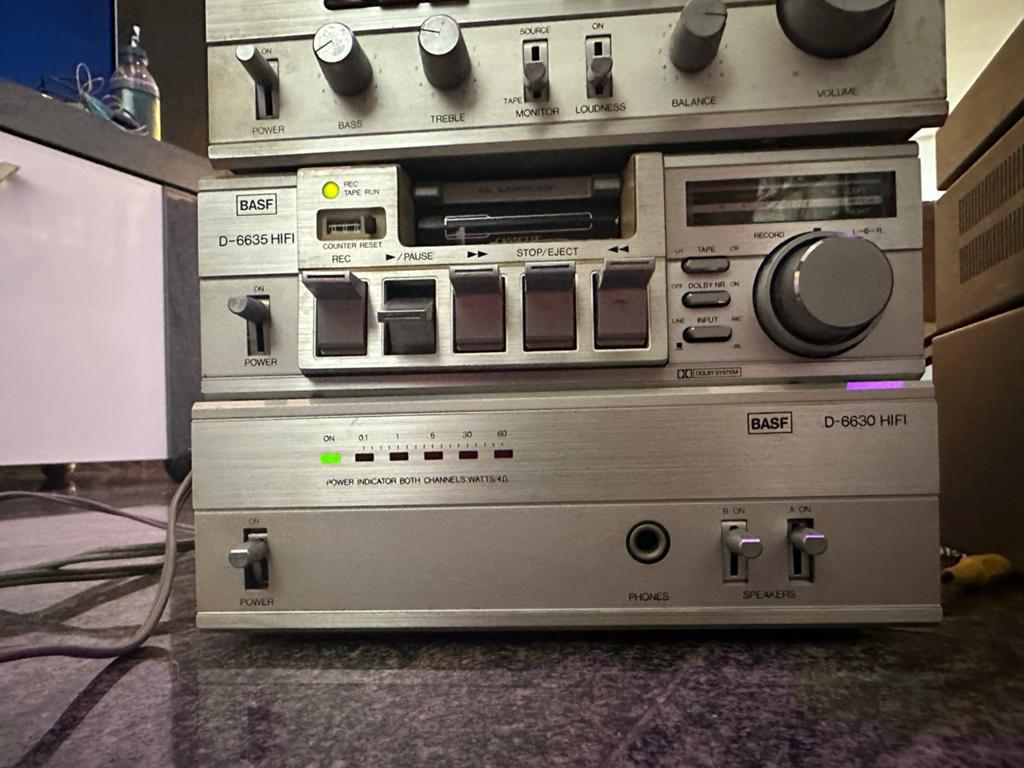 verschillende Vintage  HIFI Stereo Set, Overige merken, Cassettedeck, Zo goed als nieuw, Losse componenten