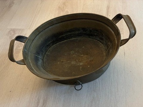 schaal koperen, Antiek en Kunst, Antiek | Koper en Brons, Ophalen, Koper