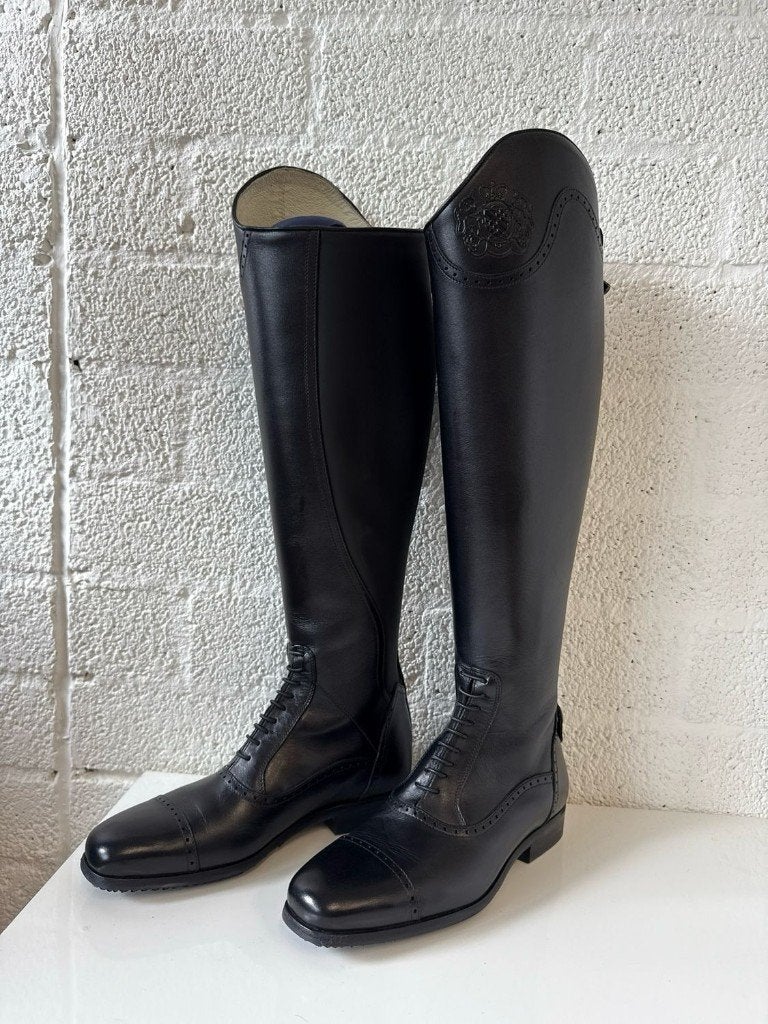 Alberto Fasciani laarzen zwart 38 xl2, Dieren en Toebehoren, Paardrijkleding, Dressuur, Nieuw, Ophalen of Verzenden, Zwart