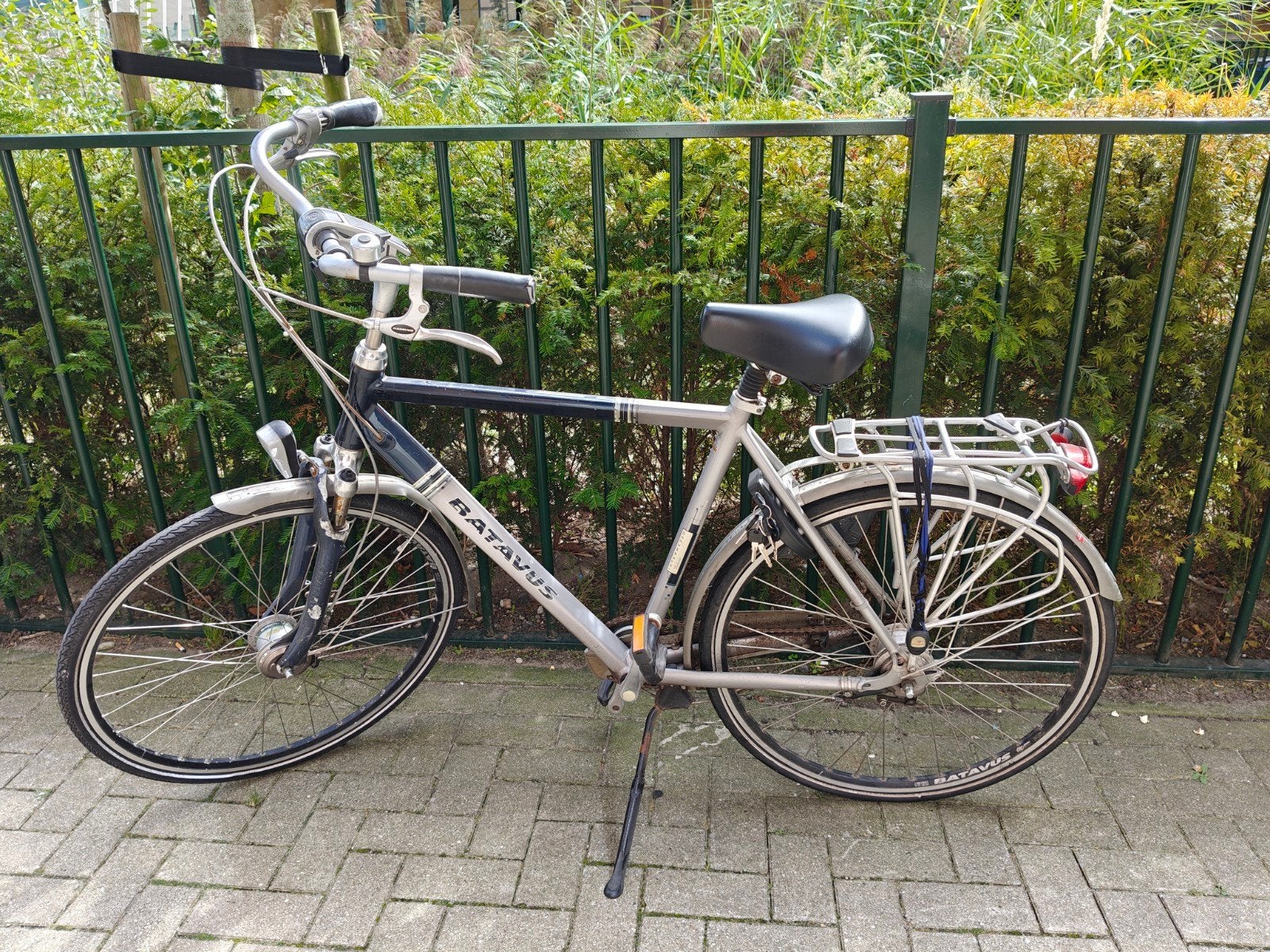 Batavus Intermezzo Deluxe herenfiets, Fietsen en Brommers, Ophalen, Gebruikt, Velgrem, Versnellingen
