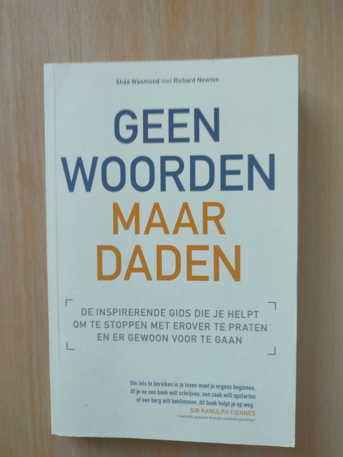 gratis geen woorden maar daden, Ophalen of Verzenden, Gelezen, Shaa wasmund
