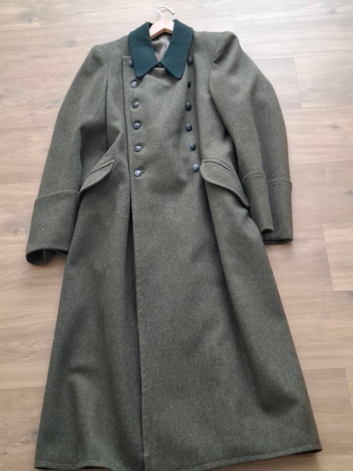 Duitse Wehrmacht Officier Overjas WO2, Ophalen of Verzenden, Landmacht, Duitsland, Kleding of Schoenen