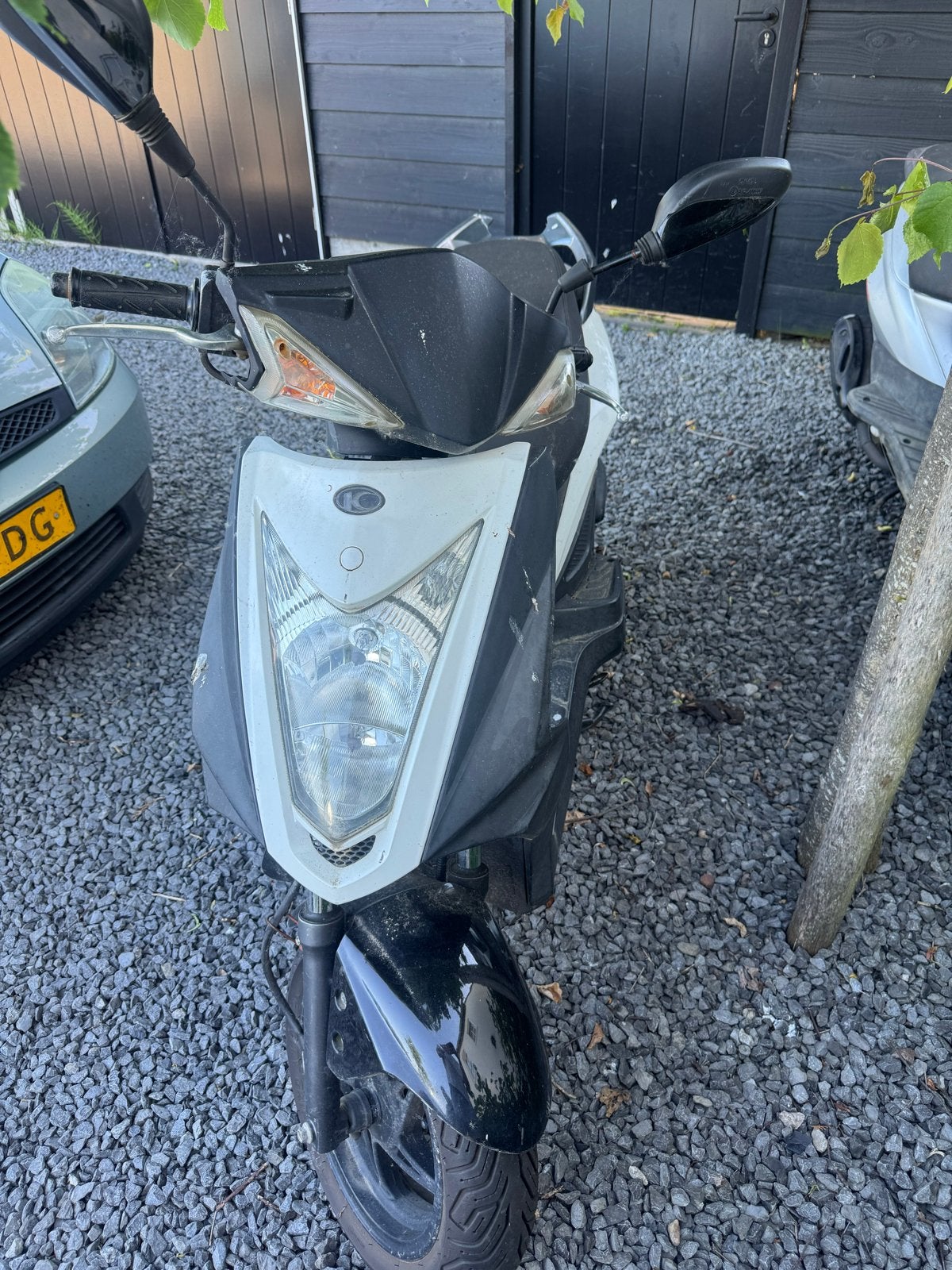 Kymco Agility 50cc scooter - Wit/Zwart