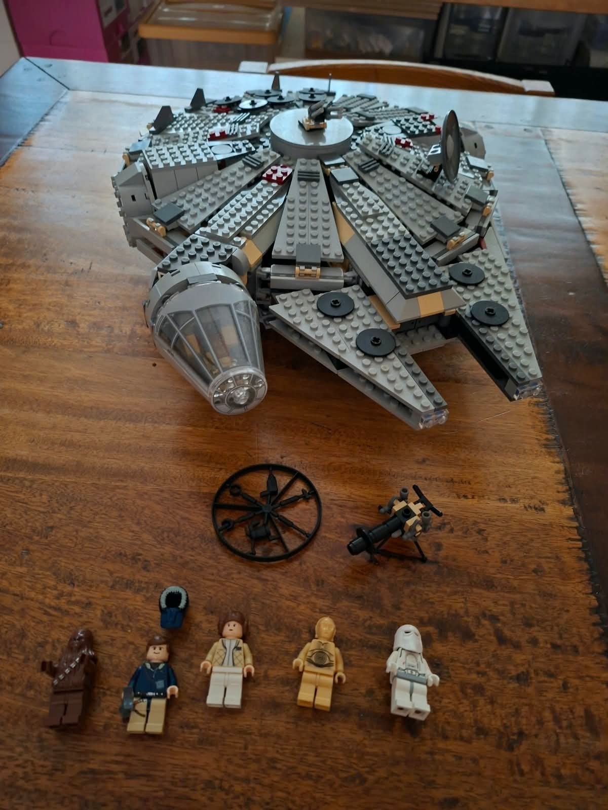 Lego Star Wars Millennium Falcon met minifiguren, Ophalen of Verzenden, Gebruikt, Overige merken