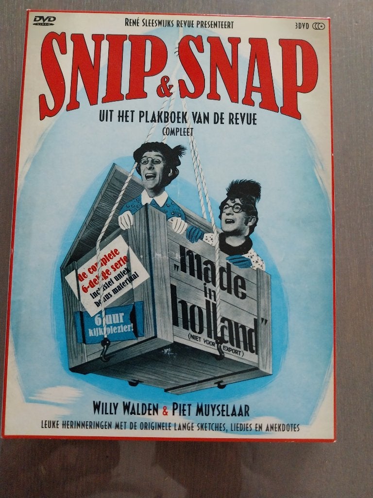 Snip & Snap - Uit het Plakboek van de Revue (3 DVD Box), Overige artiesten, Alle leeftijden, Nederlands, Zo goed als nieuw