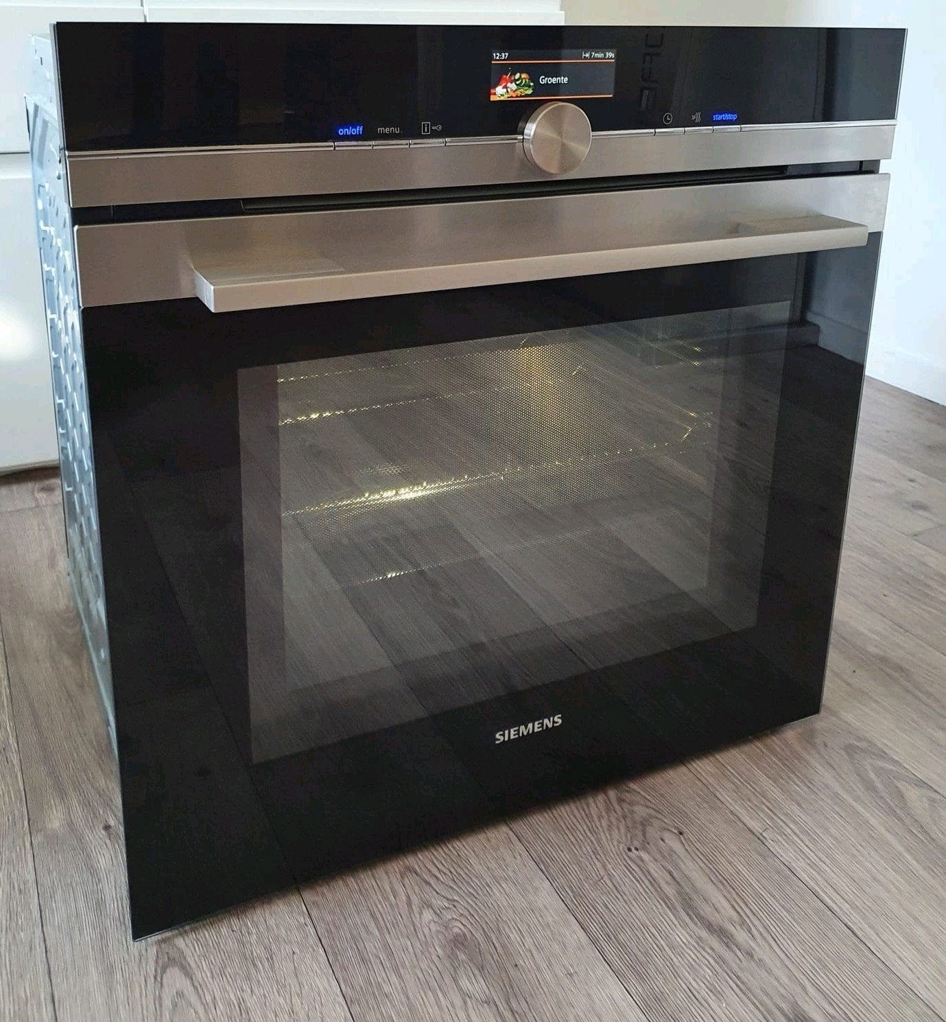 Luxe Siemens XL combi oven/magnetron met zelfreiniging, Witgoed en Apparatuur, Ophalen, Combimagnetron, 60 cm of meer, Zo goed als nieuw