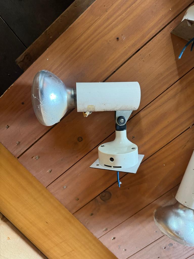 Jaren 70 spotjes vintage geaard, Huis en Inrichting, Lampen | Spots, Ophalen, Metaal of Aluminium, Vintage, Zo goed als nieuw