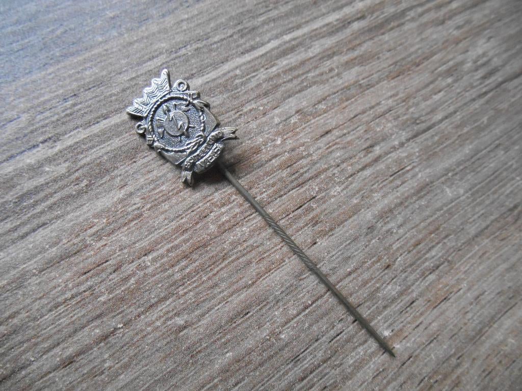 Marine Scite et Cito VBS insigne zilverkleurig LEZEN, Ophalen of Verzenden, Marine, Nederland, Overige typen