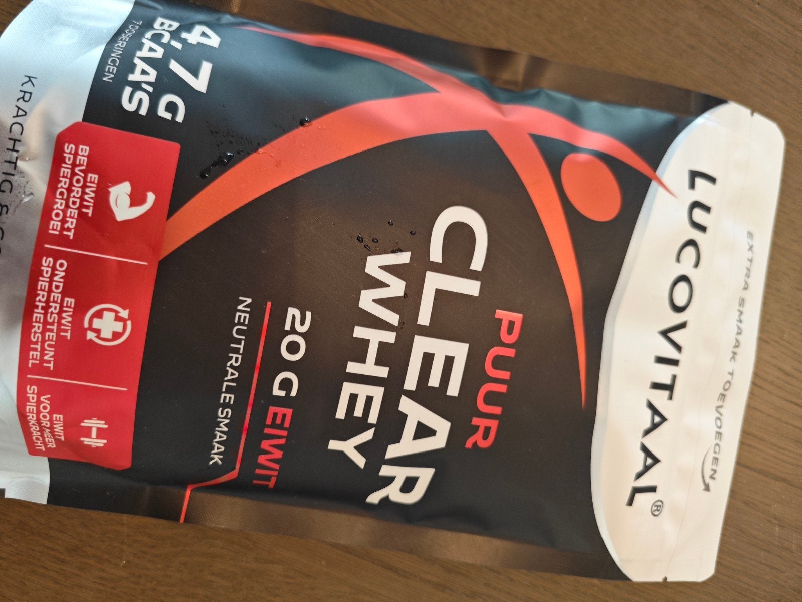 NIEUW! Lucovitaal Puur Clear Whey Eiwit - Neutrale Smaak, Sport en Fitness, Ophalen of Verzenden, Zo goed als nieuw, Poeder of Drank