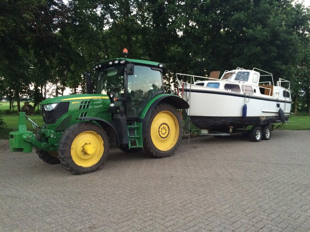 Boottrailer jacht stallingstrailer kar kenteken, Ophalen of Verzenden, Gebruikt