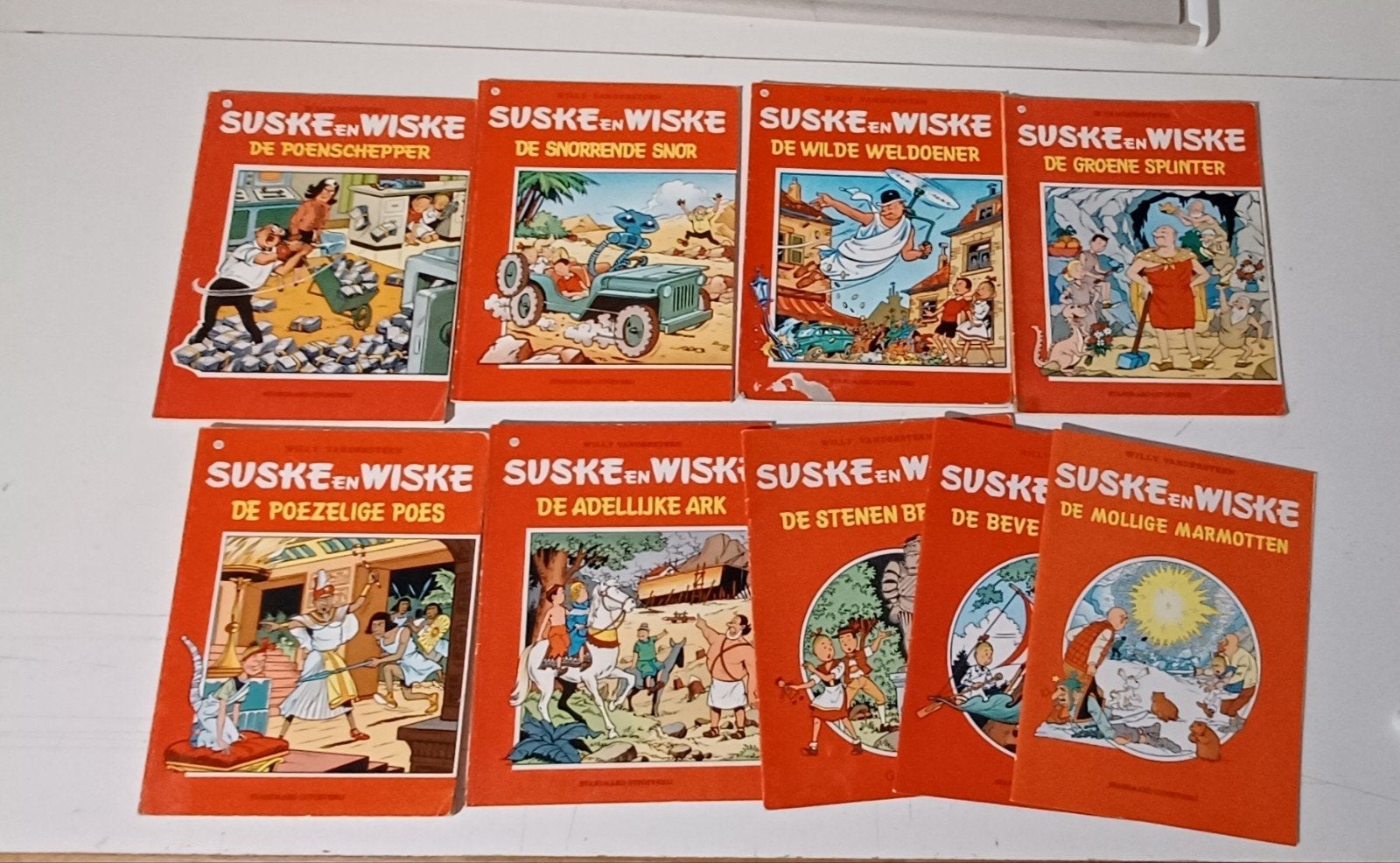 Suske en Wiske Stripboeken Nr 67-93-104 -112 -155- 177, Boeken, Meerdere stripboeken, Ophalen of Verzenden, Gelezen
