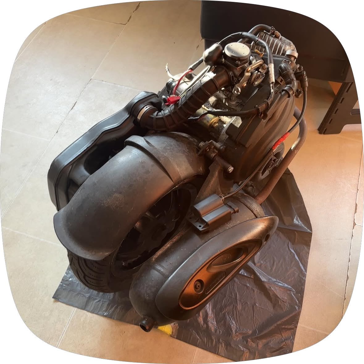 Piaggio Zip 50cc 4-takt motorblok - Perfecte staat, Ophalen, Zo goed als nieuw, Blok, Piaggio