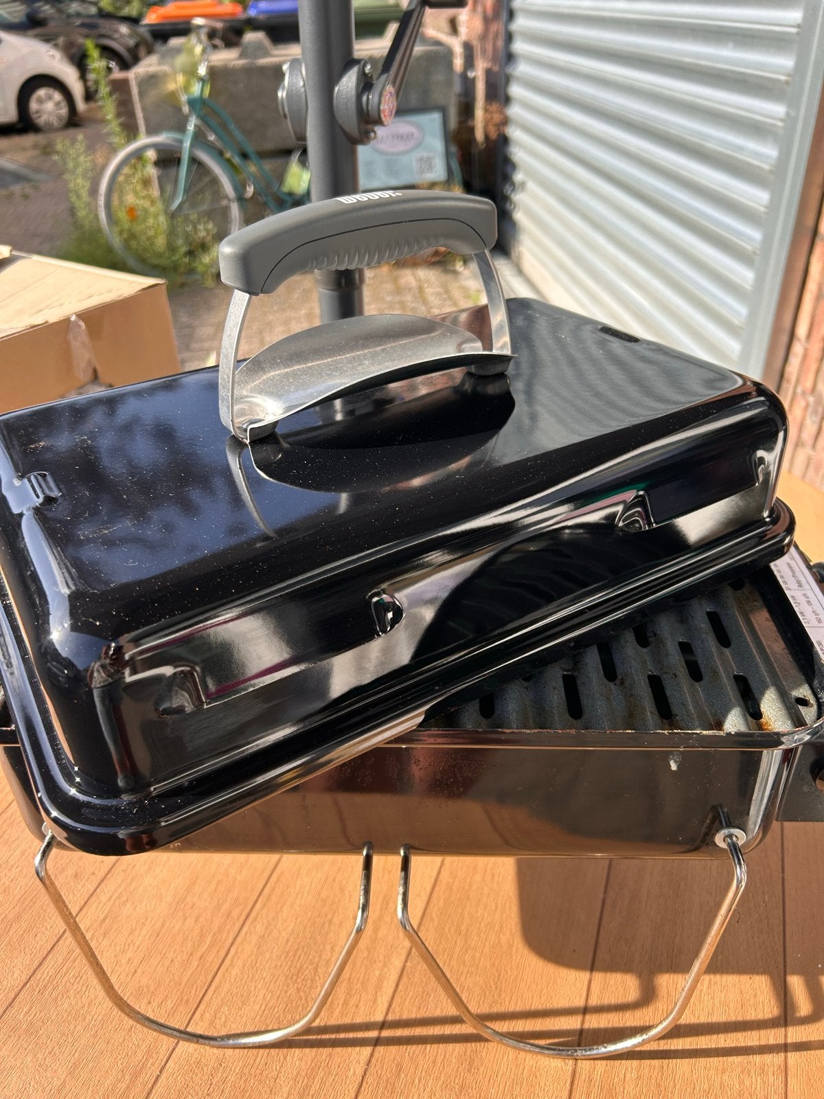 Weber gas BBQ - Compact en draagbaar, Tuin en Terras, Gasbarbecues, Ophalen, Gebruikt, ., .