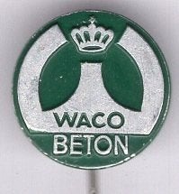 Waco Beton centrale Bergen op Zoom groen speldje ( F_068), Verzenden, Zo goed als nieuw, Transport, Speldje of Pin
