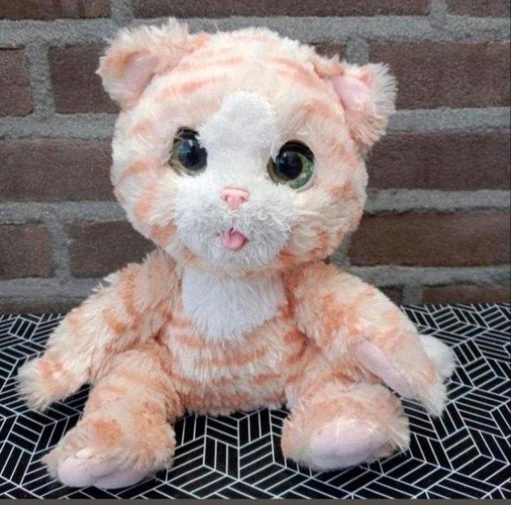 FurReal cuddlin kat/poes 20cm        nr8, Ophalen, Zo goed als nieuw, Stoffen beer, Overige merken