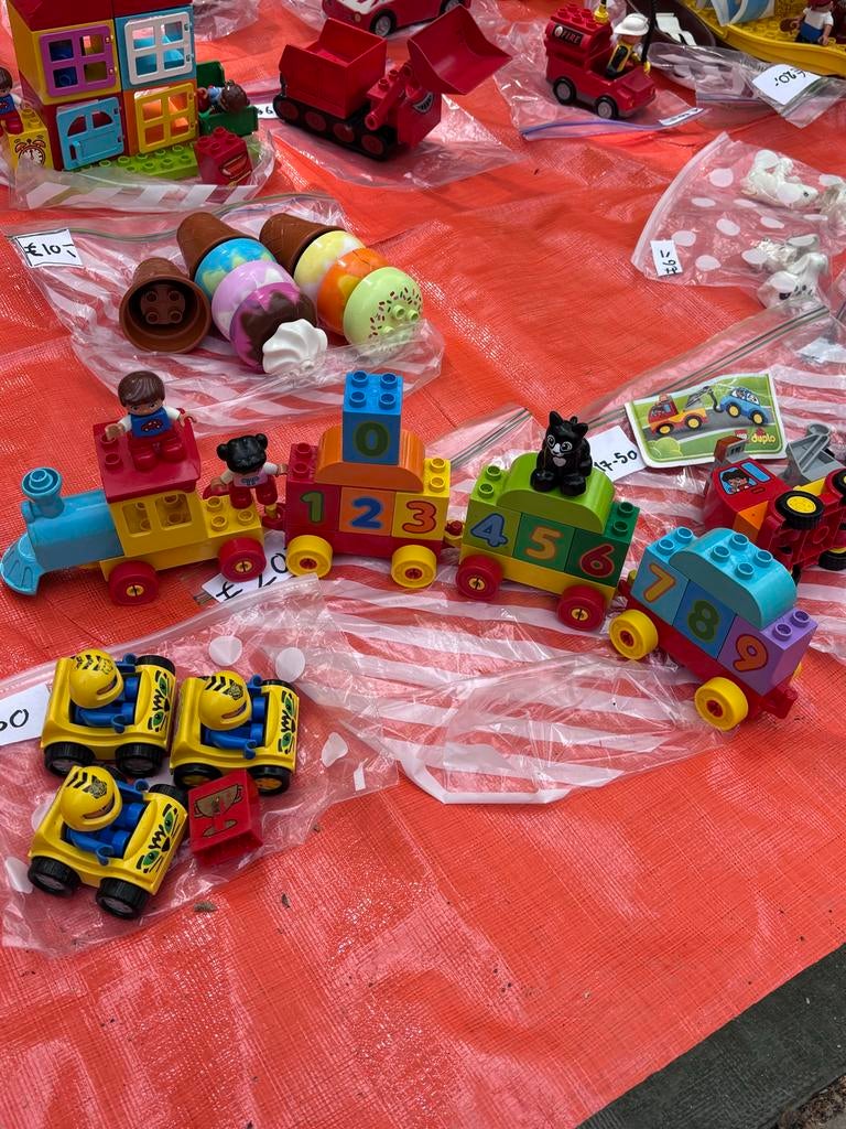 Duplo getallen trein, Ophalen of Verzenden, Gebruikt, Duplo