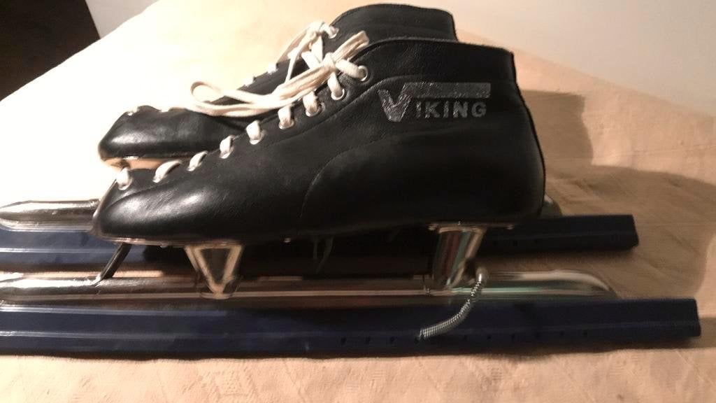 K125 Viking Halfhoge Noren maat 41 geslepen., Sport en Fitness, Schaatsen, Viking, Gebruikt, -, -