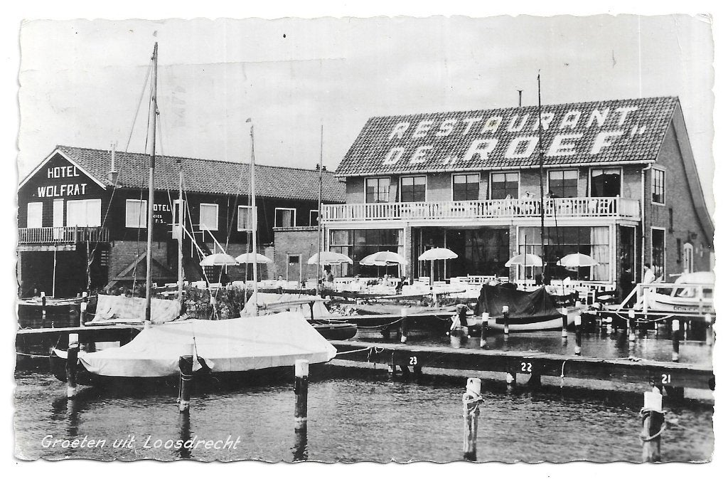 AK Loosdrecht - Restaurant De "ROEF", Verzenden, 1960 tot 1980, Gelopen, Noord-Holland