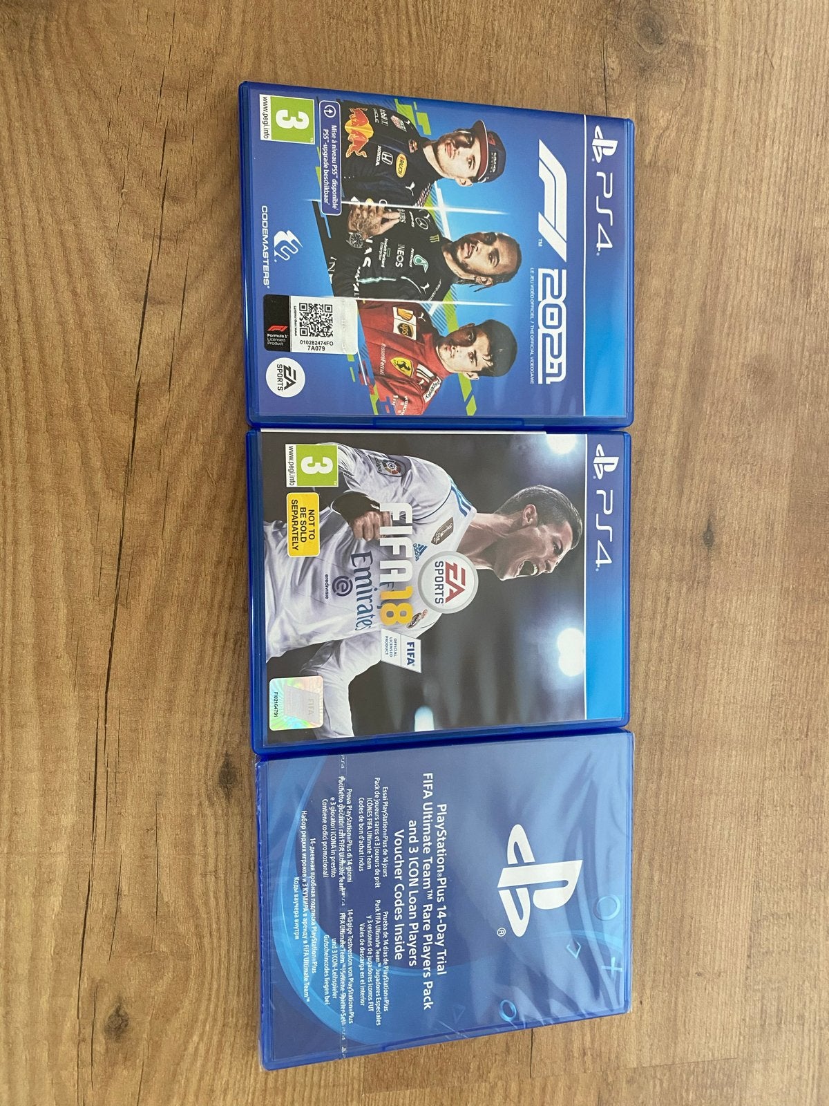 F1 2021 en FIFA 18 PS4 games, Spelcomputers en Games, Racen en Vliegen, Eén computer, Ophalen of Verzenden, Zo goed als nieuw