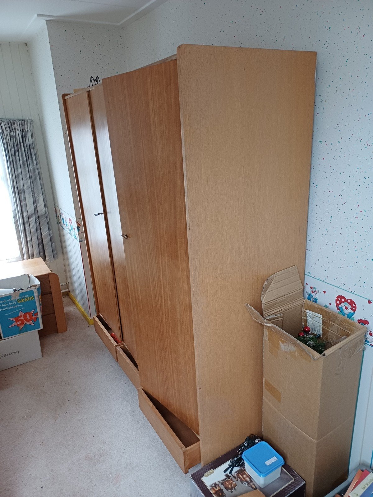 Linnenkast, Huis en Inrichting, Kasten | Kledingkasten, Gebruikt, 150 tot 200 cm, Ophalen of Verzenden, 150 tot 200 cm
