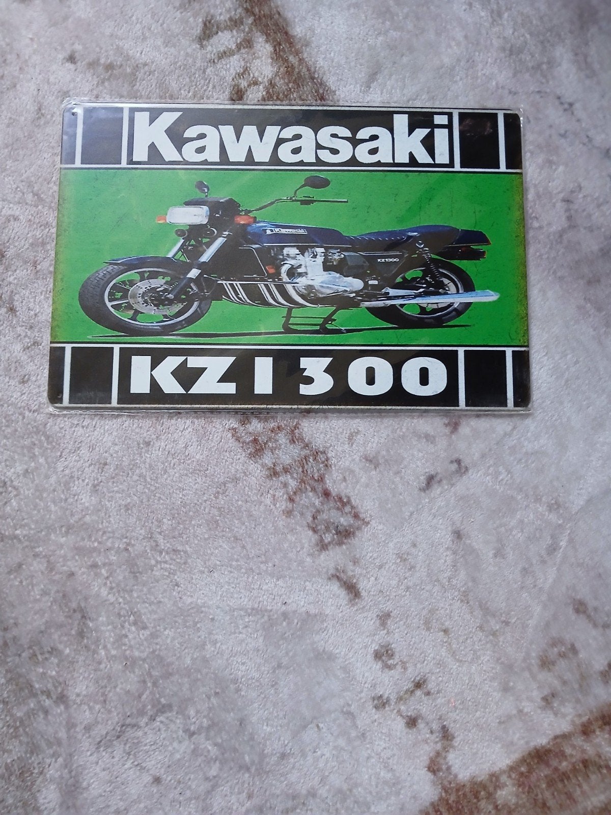 Nieuw Decoratie Bord Kawasaki KZ1300 Motorfiets, Motoren, Ophalen of Verzenden, Nieuw