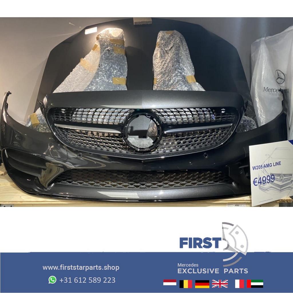 W205 C205 FACELIFT C43 AMG VOORKOP Mercedes C Klasse FRONT 2, Auto-onderdelen, Carrosserie en Plaatwerk, Gebruikt, -, Voor, Ophalen of Verzenden