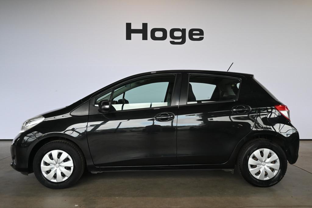 Toyota Yaris 1.0 VVT-i Now Airco Elektrisch Pakket 1e Eigena, Euro 5, Met garantie (alle), Zwart, Origineel Nederlands