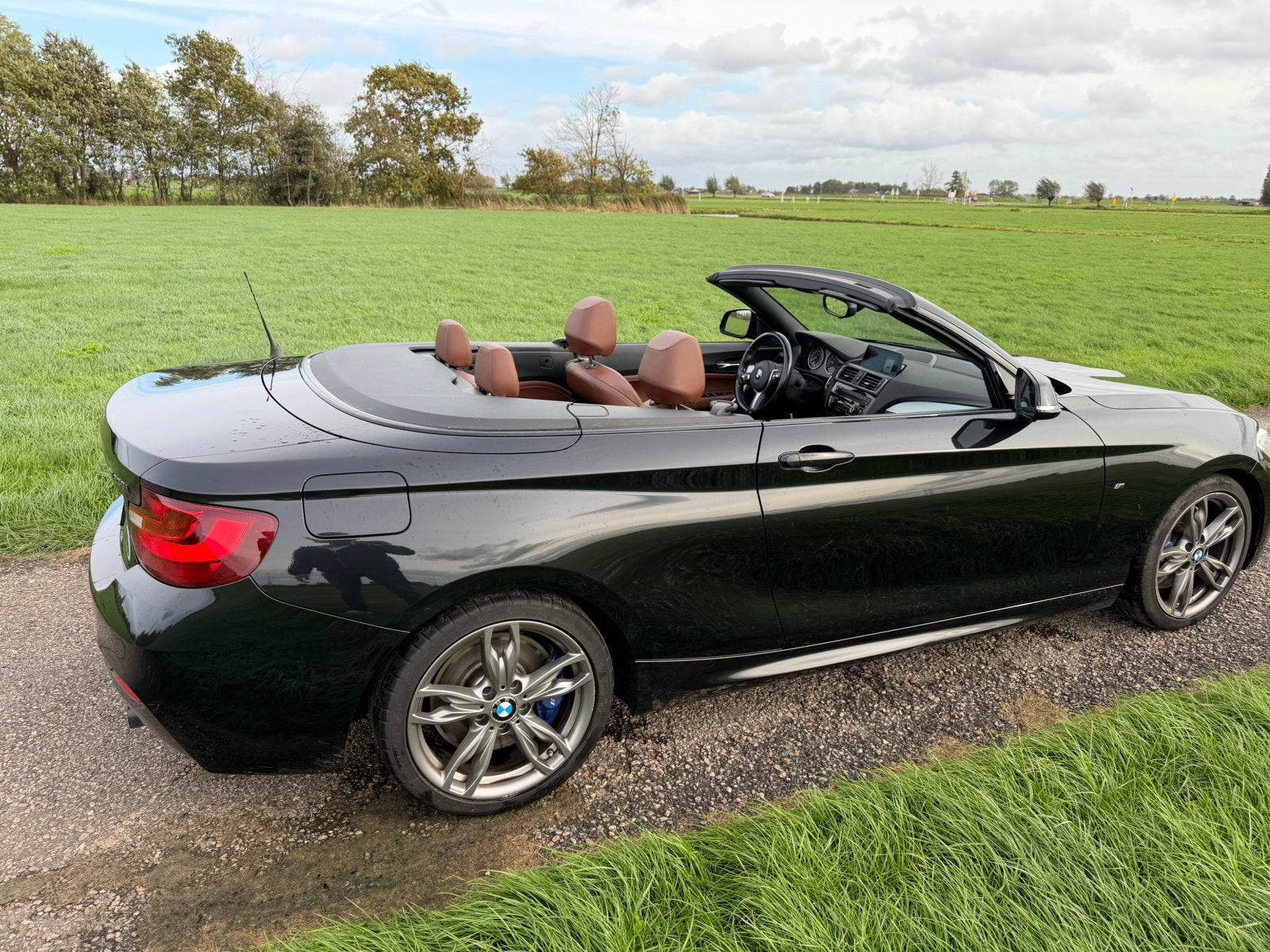 BMW M235I Cabrio Automaat 8., Auto's, Dealer onderhouden, Achterwielaandrijving, 1595 kg, Cabriolet