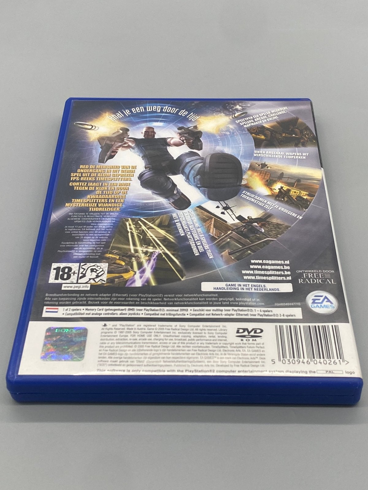 TimeSplitters: Future Perfect – PlayStation 2 PS2 – Compleet, Vanaf 18 jaar, 1 speler, Ophalen of Verzenden, EA Games