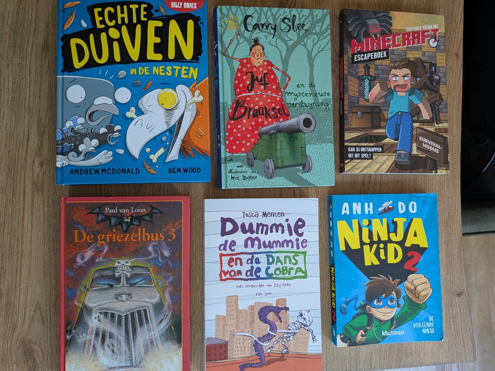 Boekenpakket: Griezelbus, Juf Braaksel, Minecraft & meer!, Ophalen of Verzenden, Nieuw, Fictie