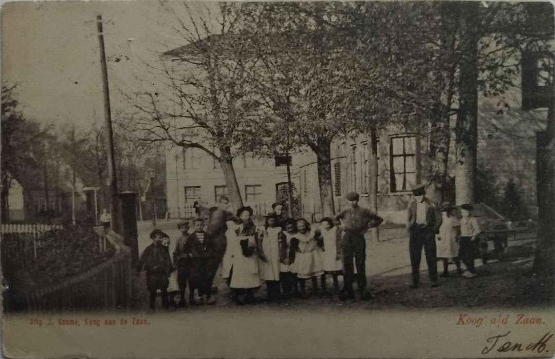 Koog aan de Zaan (Noord-Holland) – 1901, Ophalen of Verzenden, Voor 1920, Gelopen, Noord-Holland