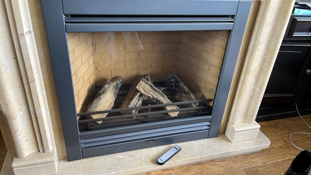 gaskachel faber, Huis en Inrichting, Ophalen, Gebruikt, Gas, Inbouw